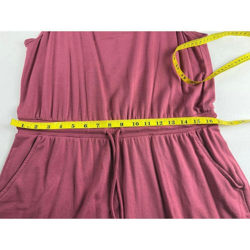 ATHLETA Balance Sleeveless Romper - Berry Rose - L - Picture 7 of 11